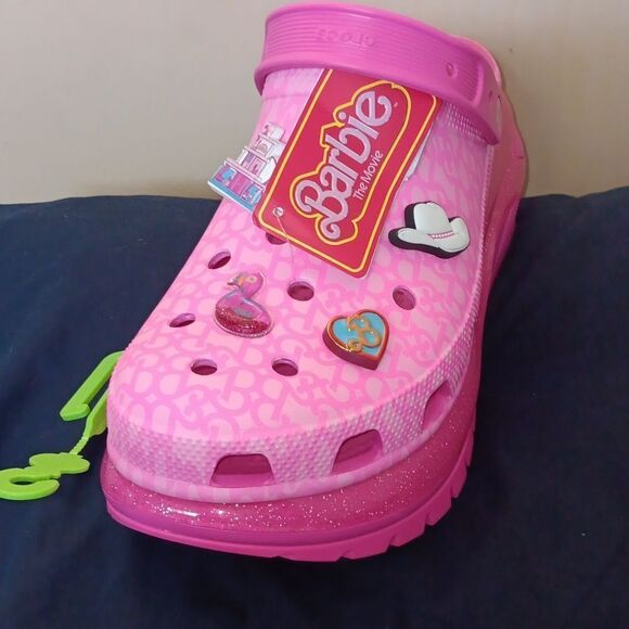 NWT Crocs Barbie The Movie* Mega Crush Clog- Platform- 13 Cosplay - Spice Girls - Picture 9 of 10